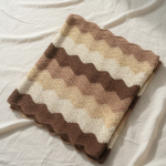 Mocha Ripple Blanket