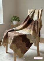 Mocha Ripple Blanket - Image 2